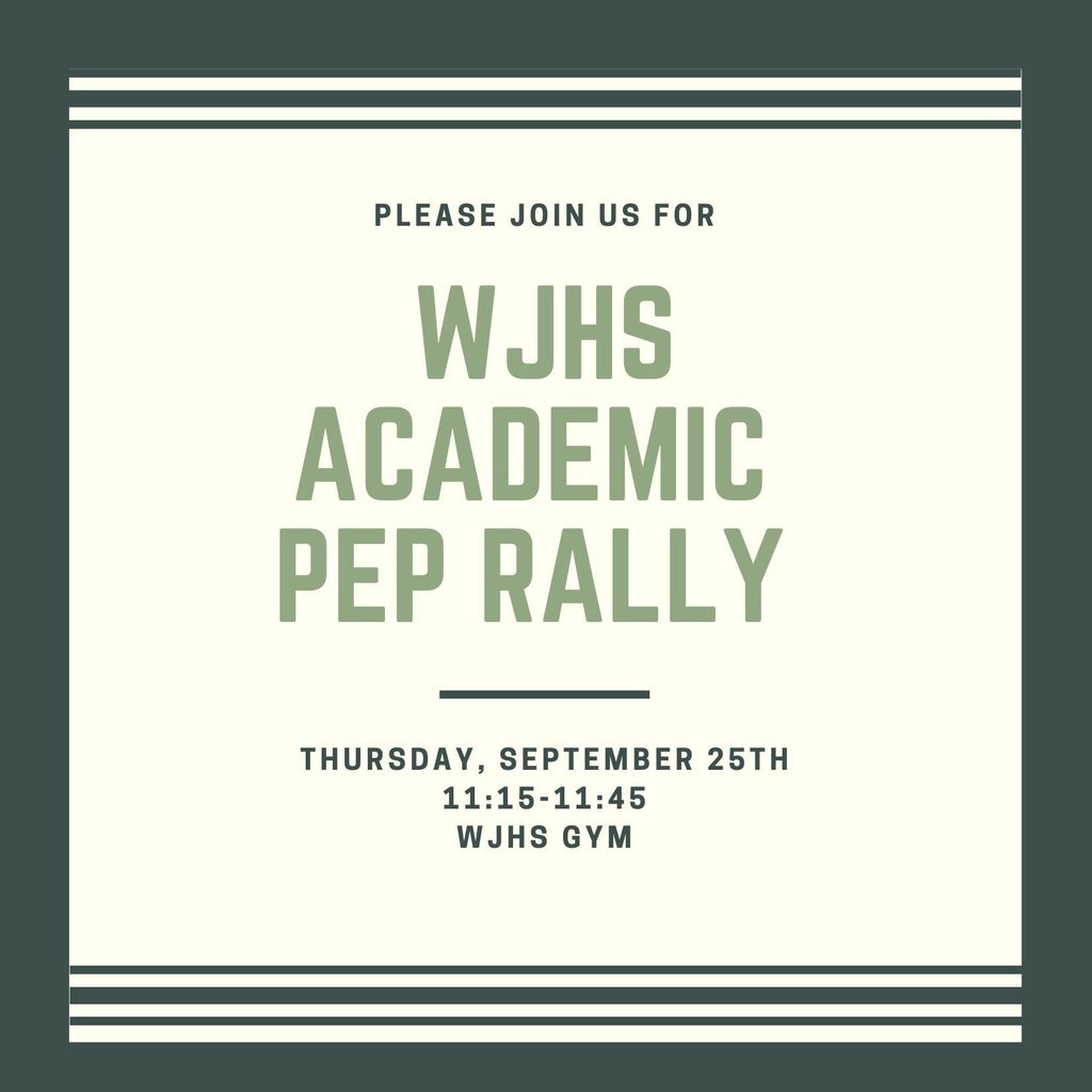 WJHS Academic Pep Rally