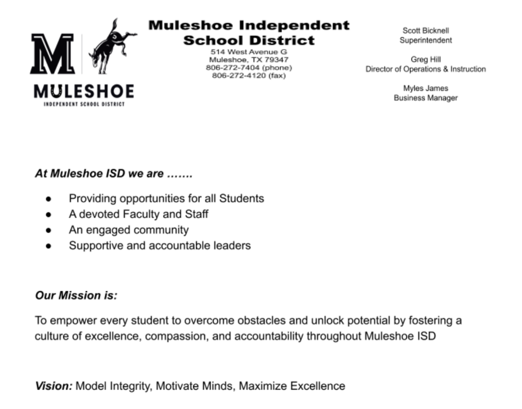 Belief, Mission, Vision