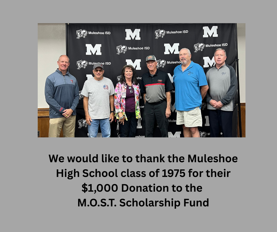Muleshoe Class  of 1975