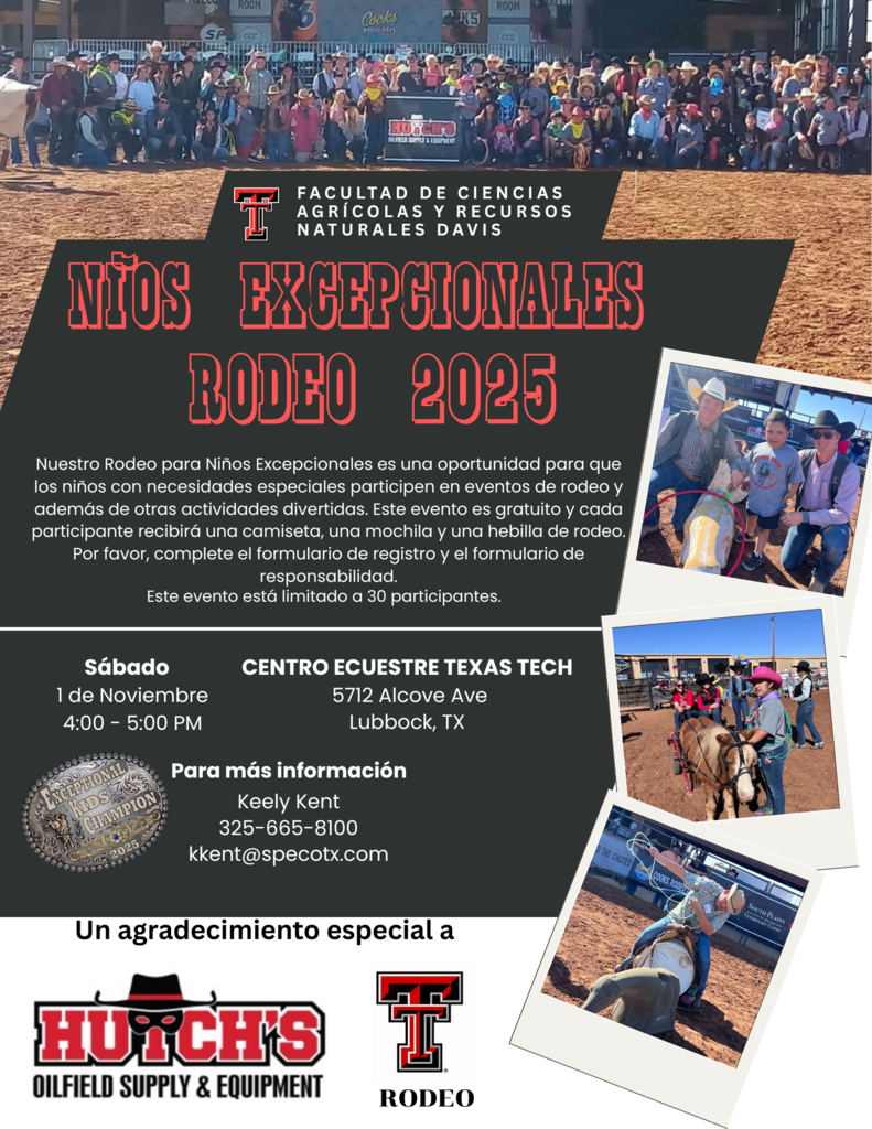 Spanish EXCEPTIONAL KIDS RODEO 2025