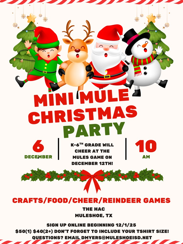 mini mule Christmas party