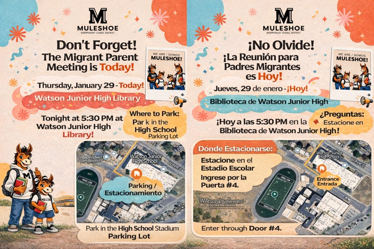 26.01.28 - Reminder - Migrant Parent Meeting