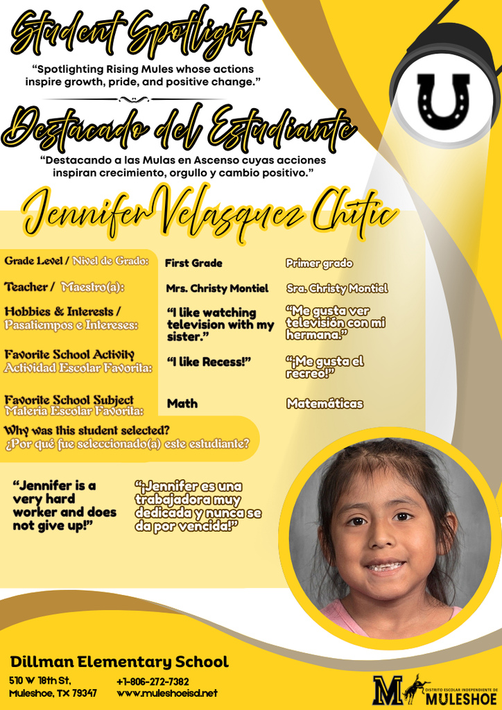26.02.02 - Dillman Spotlight - Jennifer Velasquez Chitic