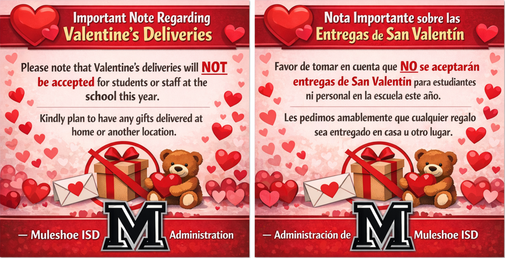 26.02.04 - Valentine's Day Deliveries Policy