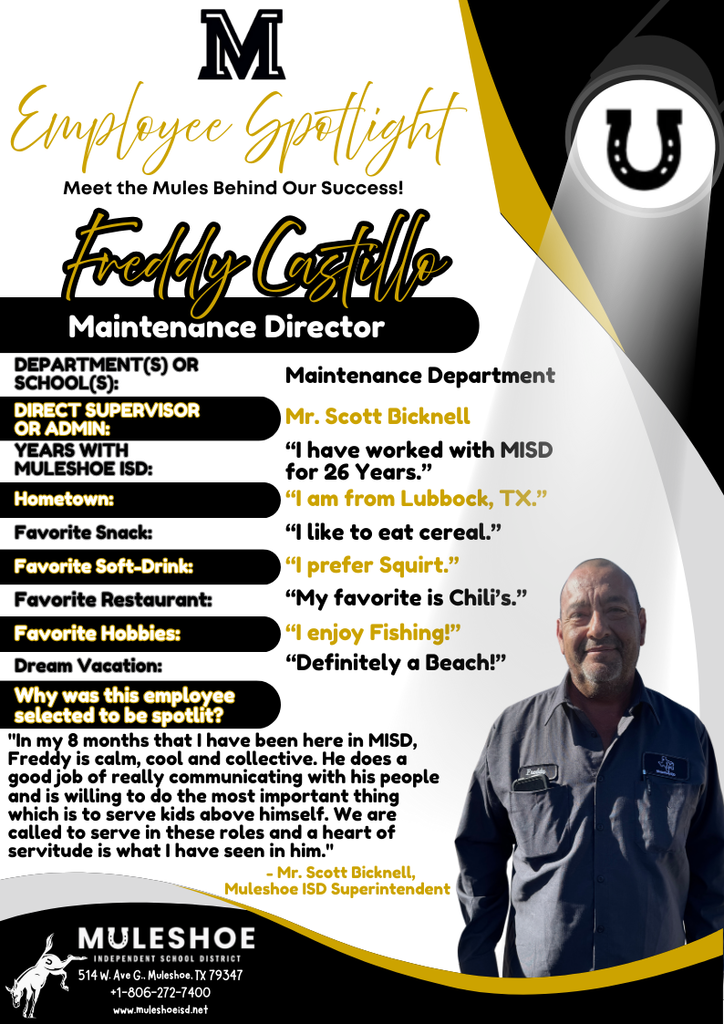 26.02.06 - MISD Employee Spotlight - Freddy Castillo - English