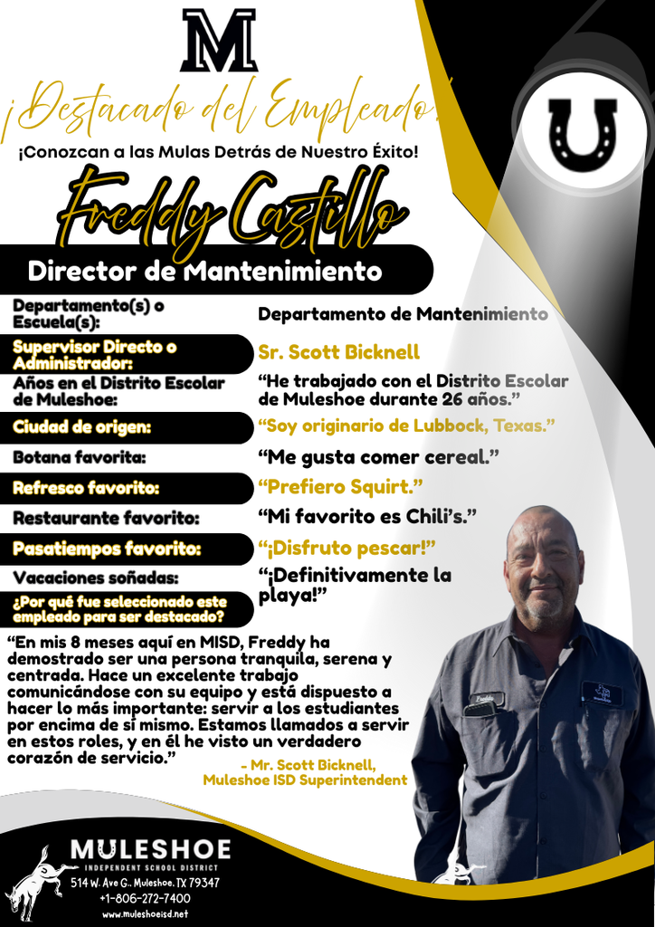 26.02.06 - MISD Employee Spotlight - Freddy Castillo - Spanish