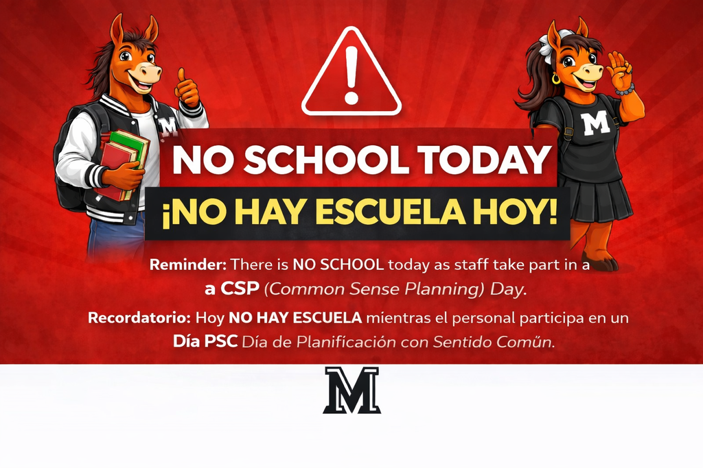 26.02.13 - MISD - NO SCHOOL TODAY - CSP Day Bilingual