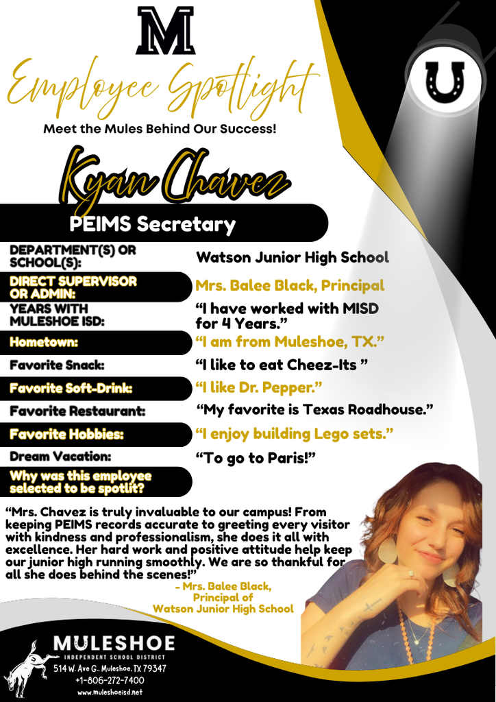 26.02.27 - MISD Employee Spotlight - Kyan Chavez - English