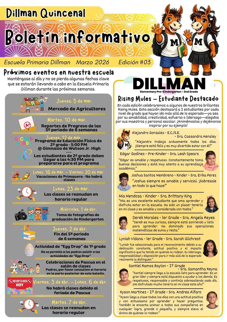 26.03.02 - Dillman Newsletter - Issue 03 - Page 2