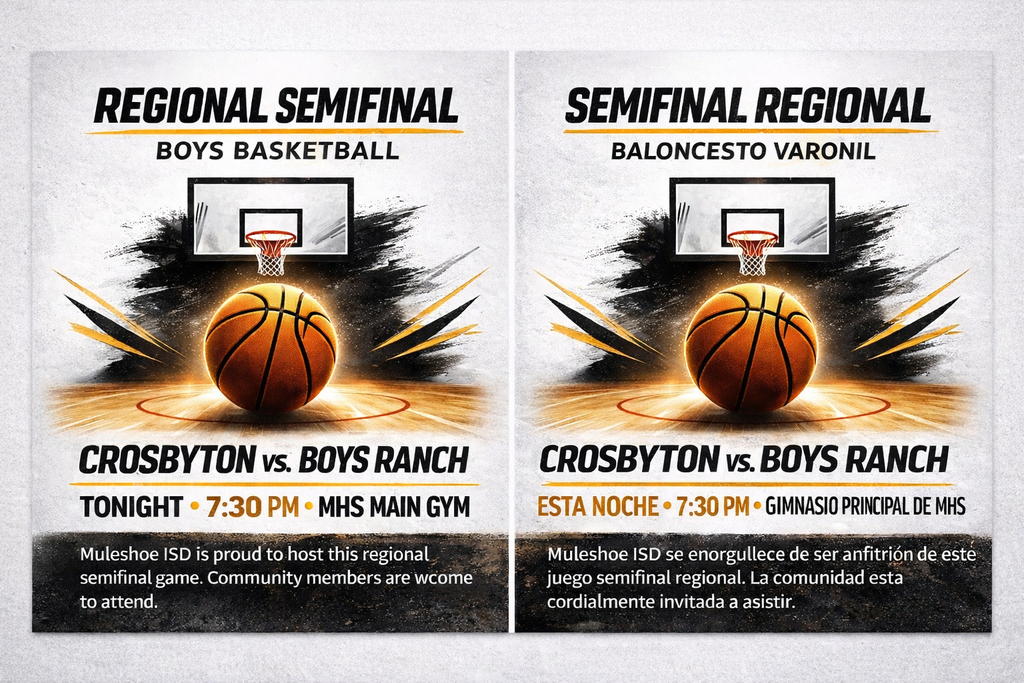 26.03.03 - MISD - Regional Semifinal Basketball Game Invite