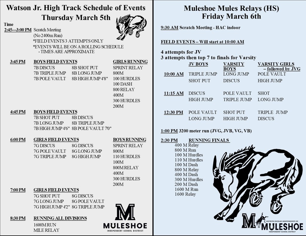26.03.05-06 - Mules Relay Track Schedule - 2025-26