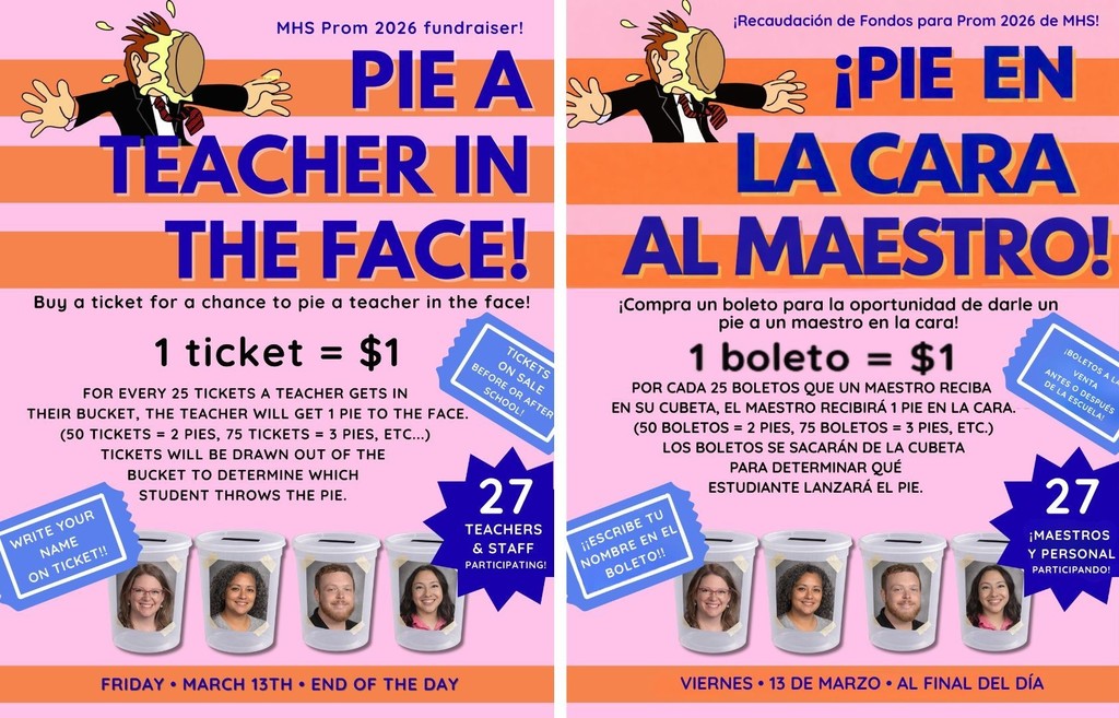 26.03.04 - MHS - Junior Class - Pie A Teacher In The Face Fundraiser -  Pg. 1