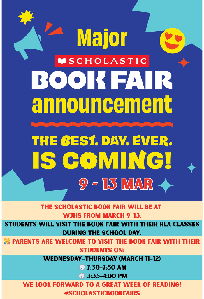 26.03.08 - WJHS - Book Fair Promo - English