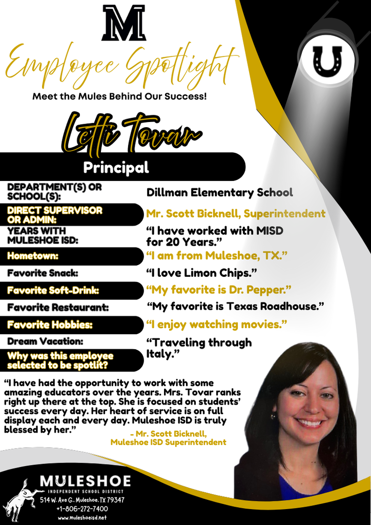 26.03.06 - MISD Employee Spotlight - Letti Tovar - English