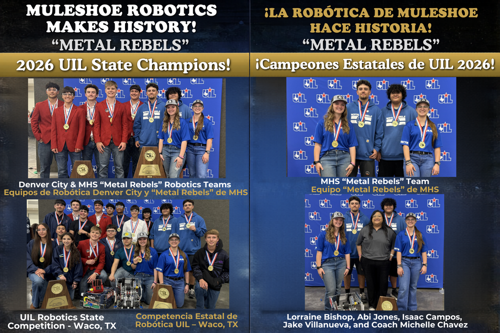26.03.20 - MHS - Robotics UIL State Champions - Metal Rebels (1)