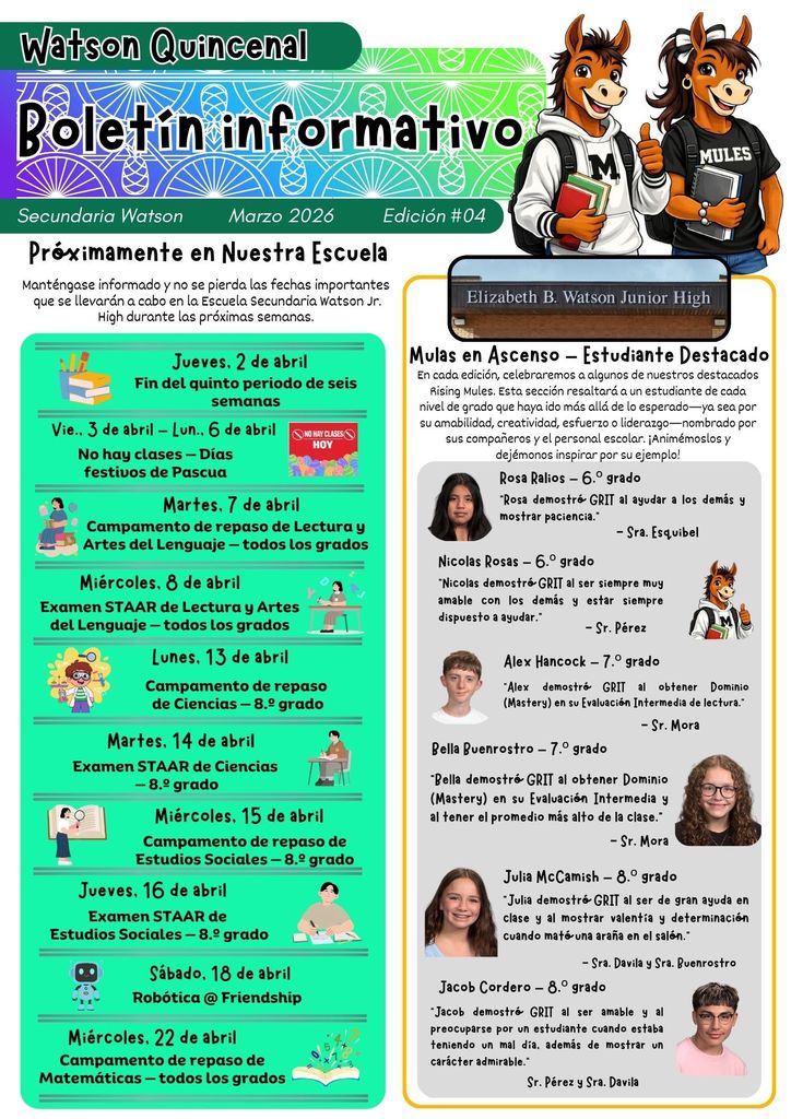 26.03.25 - WJHS Bi-Weekly Newsletter - Mar. 2026 - Issue #04 - Bilingual - Page 3