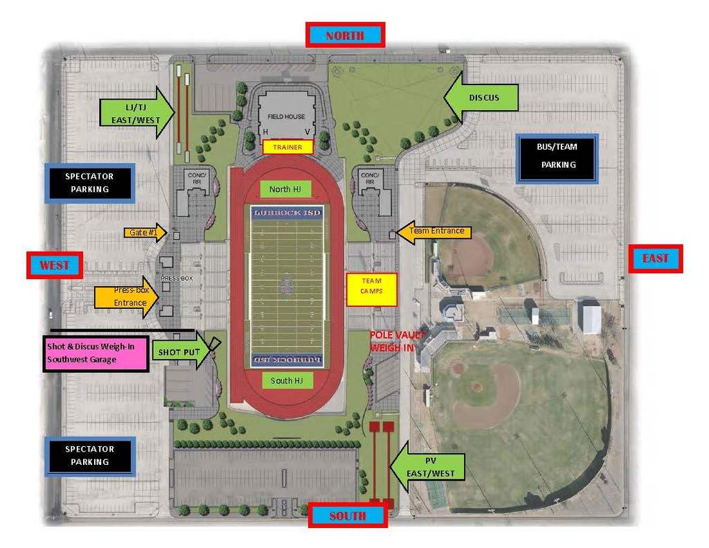 26.04.06 - 2026 District 2-3A Track Meet Map
