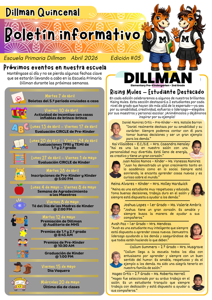 26.04.06 - Dillman Bi-Weekly Newsletter - Issue #05 - Bilingual - Pg 2 of 4