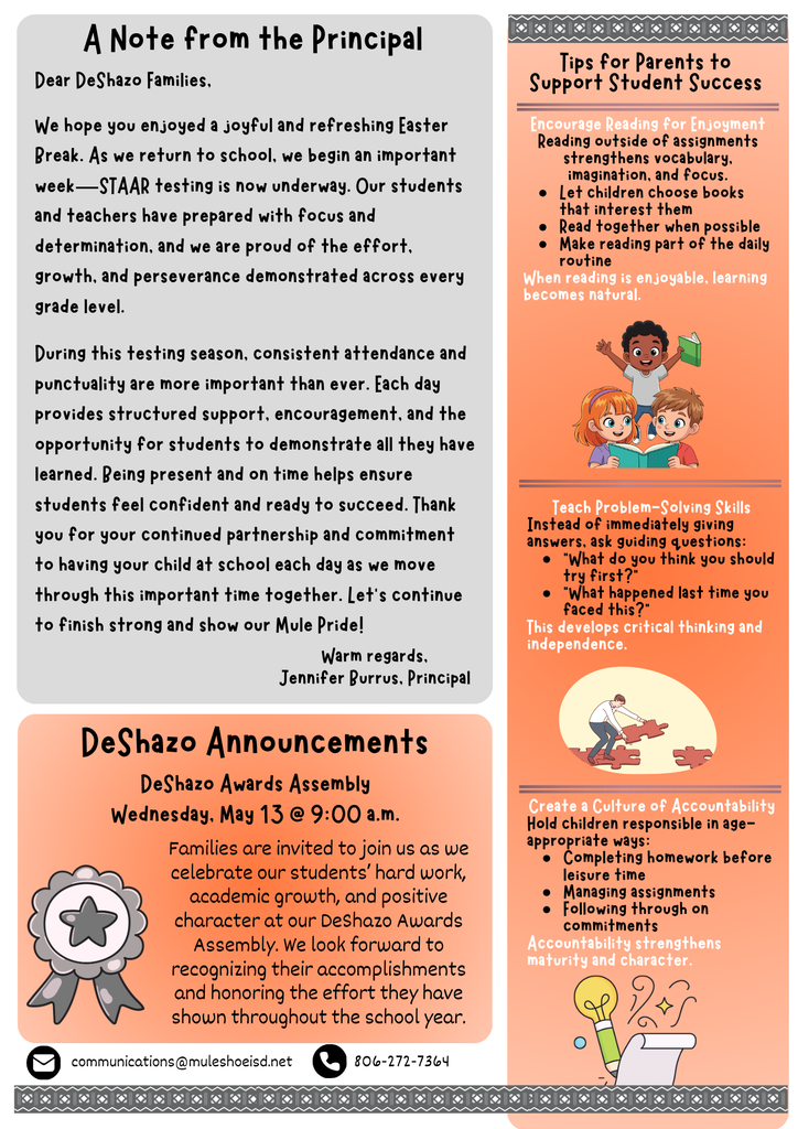 26.04.07 - DeShazo Bi-Weekly Newsletter - Apr. 2026 - Issue #05 - Bilingual - Page 2 of 4