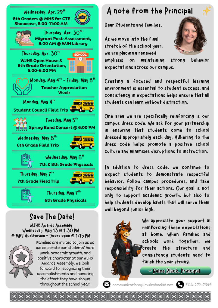 26.04.08 - WJHS Bi-Weekly Newsletter - Apr. 2026 - Issue #05 - Bilingual - Page 3 of 4