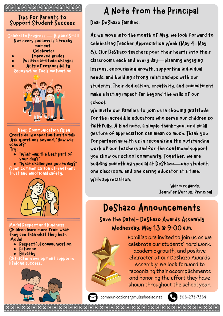 26.04.21 - DeShazo Bi-Weekly Newsletter - Apr. 2026 - Issue #06 - Bilingual - Page 3 of 4