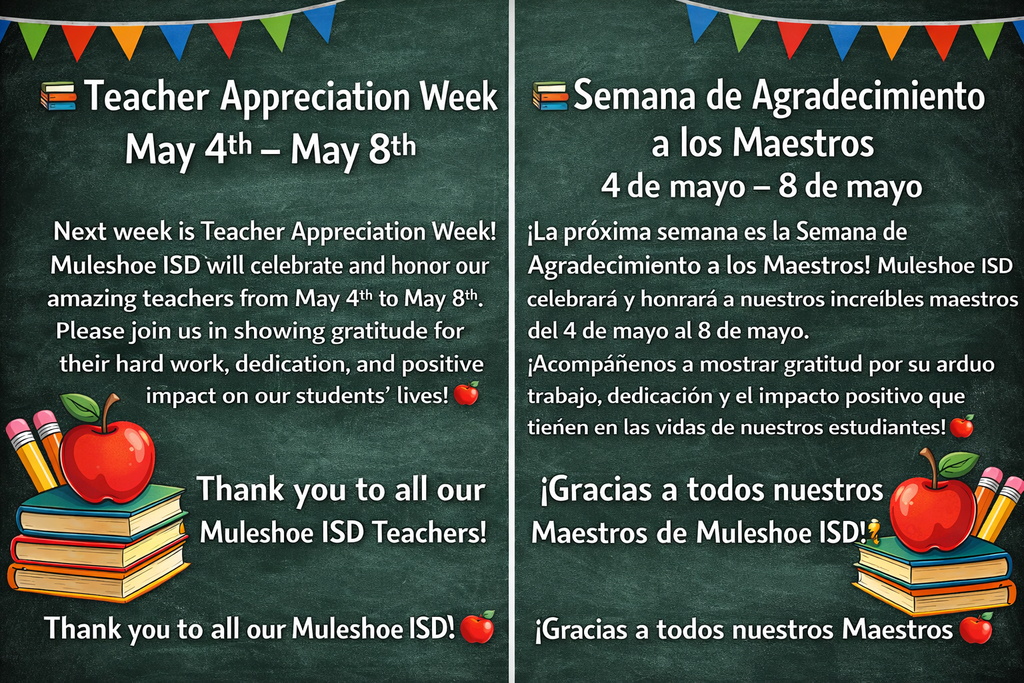 26.05.04-08 - MISD - Teacher Appreciation Week - Next Week