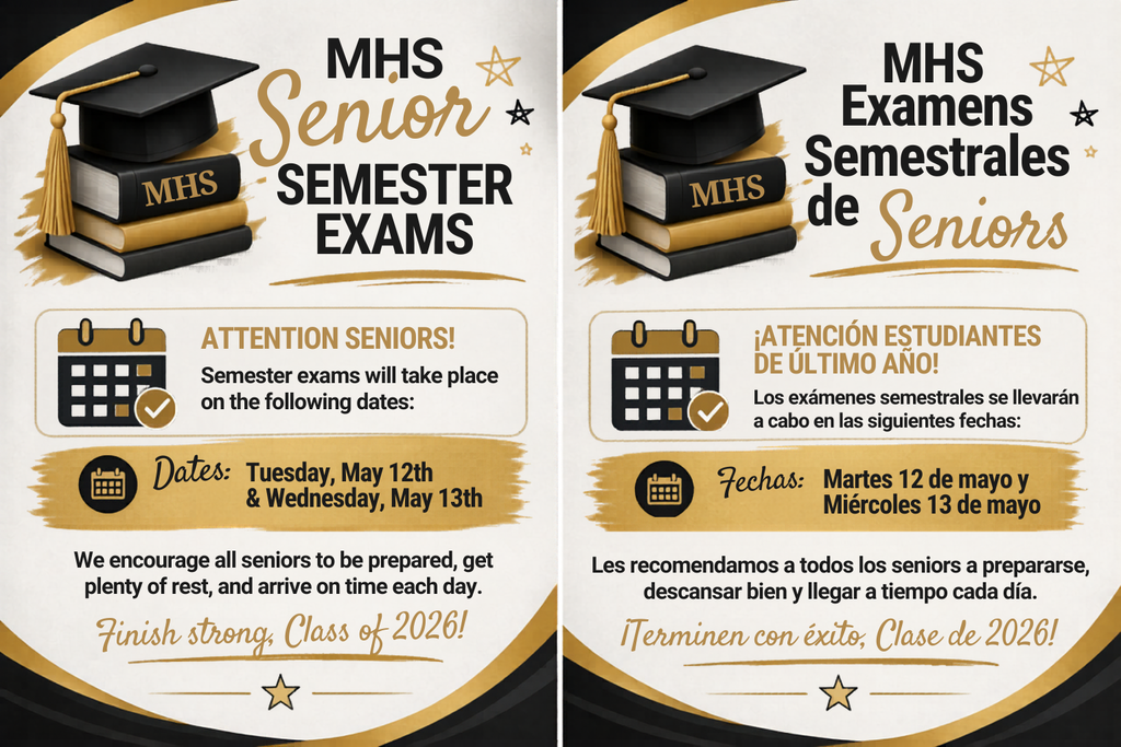 26.05.12-13 - MHS - Senior Exams