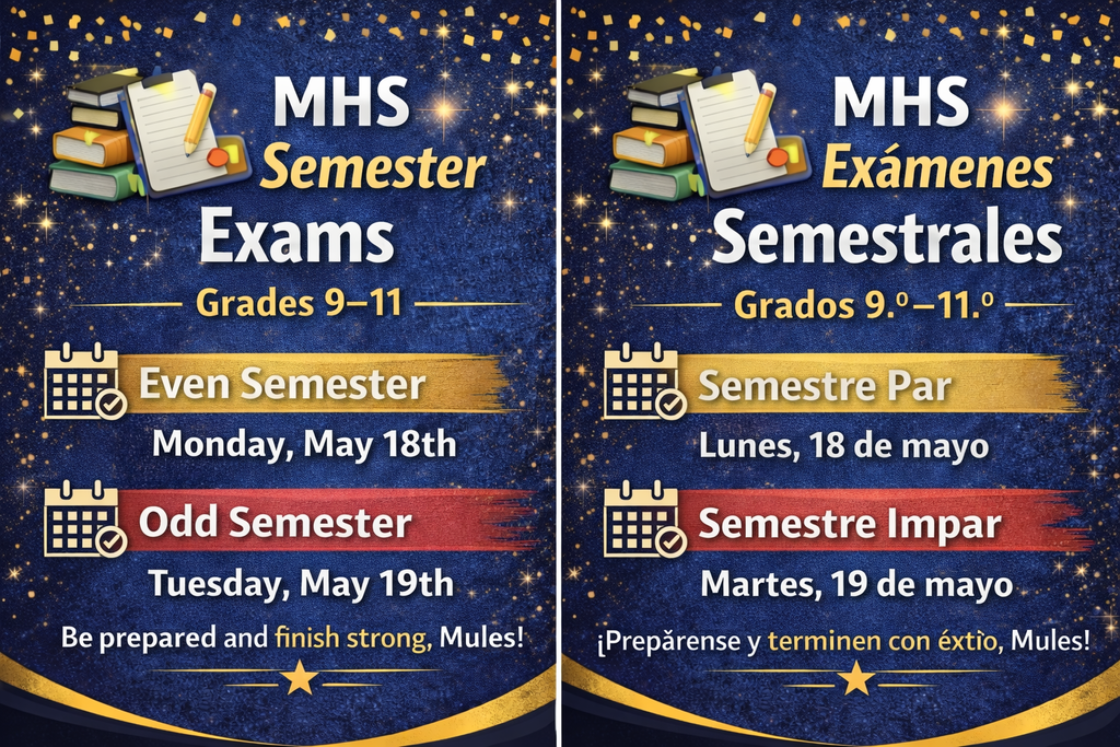 26.05.18-19 - MHS - Semester Exams