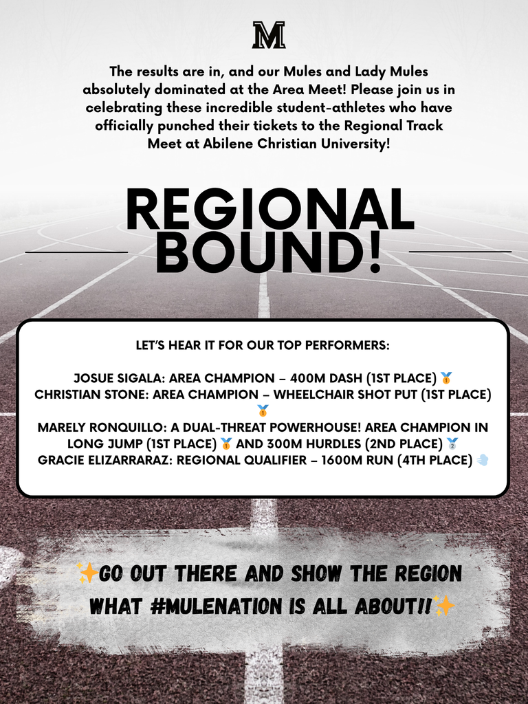 Regional Bound  Track and Field