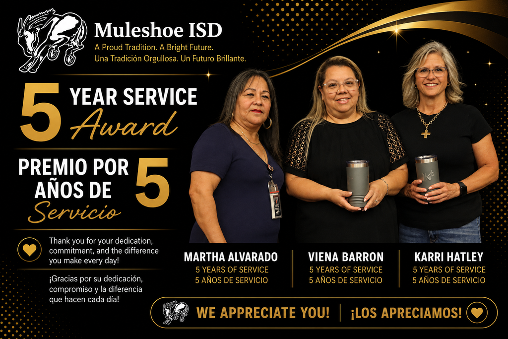 26.06.05 -  Service award 5 years Martha Alvarado, Viena Barron, Karri Hatley
