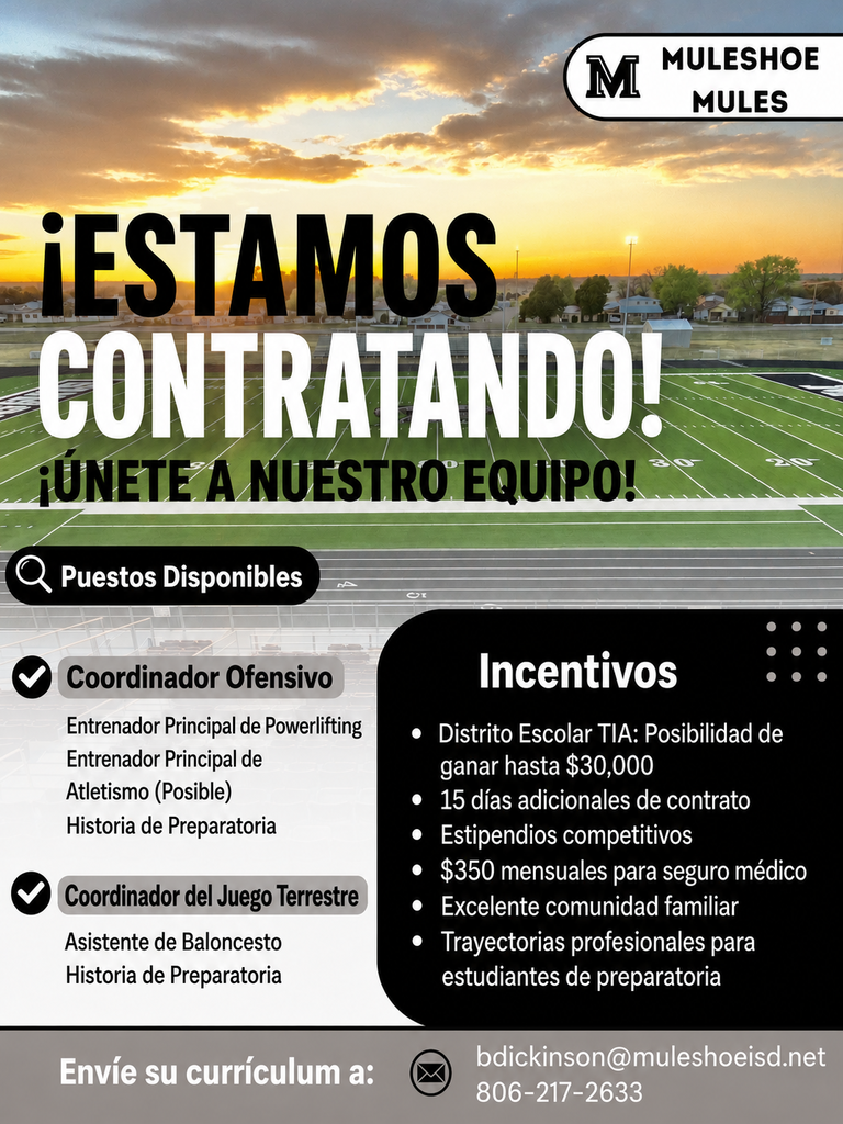 26.06.16 - Hiring Post Athletics SPANISH
