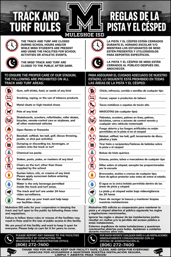 26.07.06 - Graphic Bilingual of track and turf rules