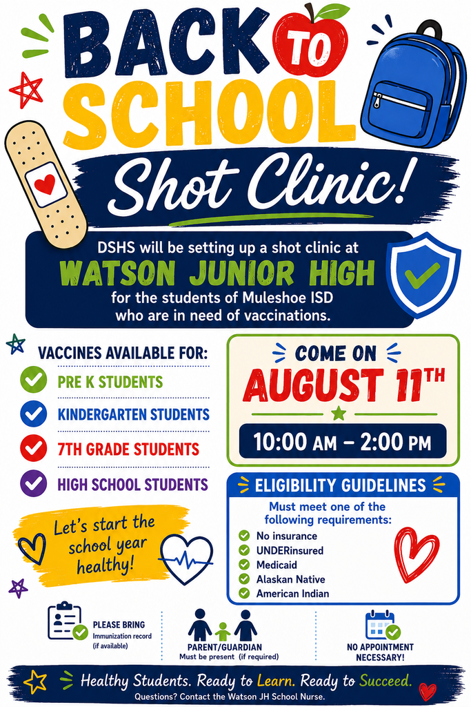 26.07.23 - Back to School Clinic (English Graphic)