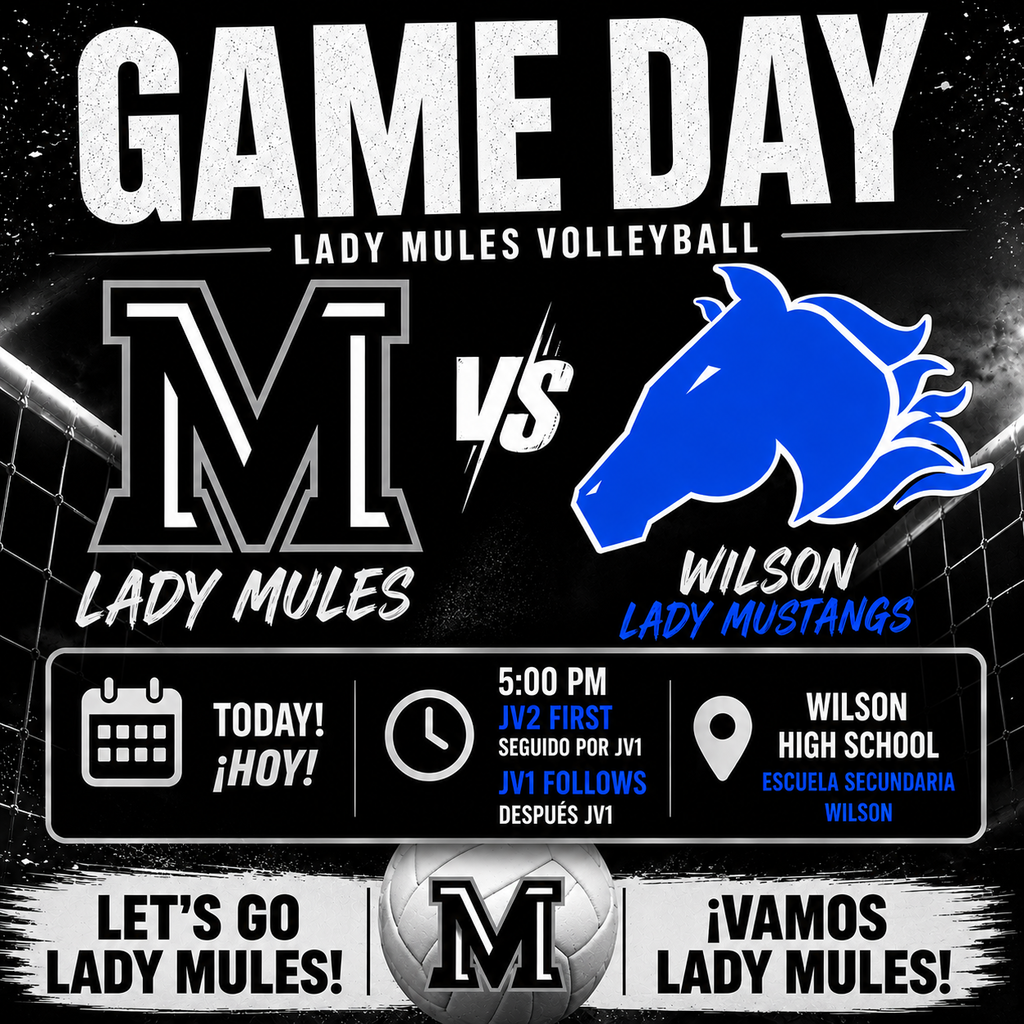 26.08.25 - MHS Volleyball game day (Bilingual Graphic) 