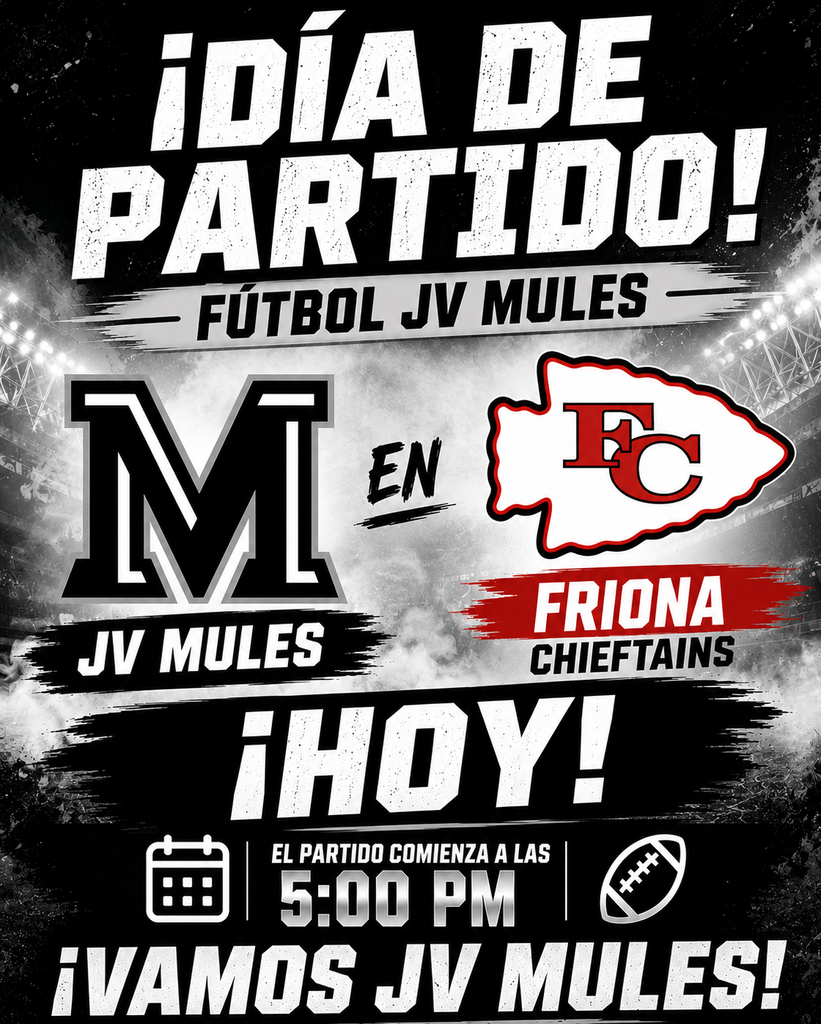 26.08.27 - Game Day Reminder JV Football (Spanish) 