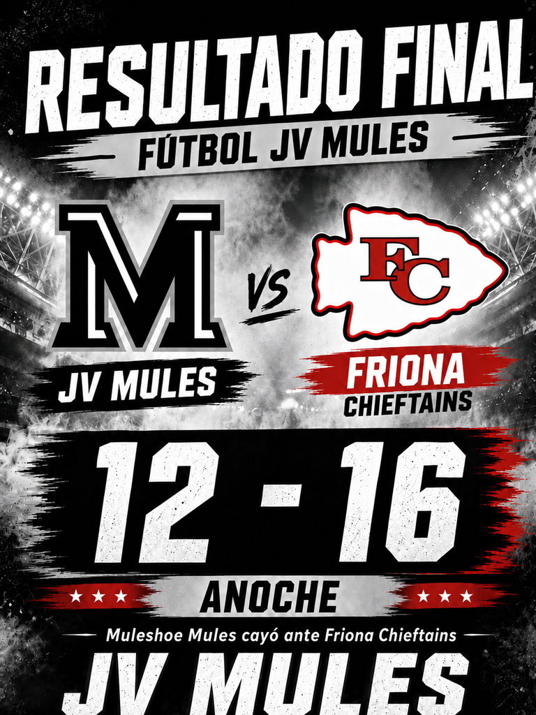 26.08.28 - JV Score VS Friona (Spanish)