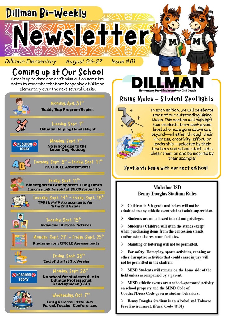 26.08.31 - Dillman Bi-Weekly Newsletter - 26-27 - Issue #01 - Bilingual - COLOR_Page_1