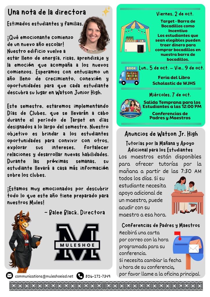 26.09.02 - WJHS Bi-Weekly Newsletter - Sept. 26-27 - Issue #01 - Bilingual - Page 4 of 4