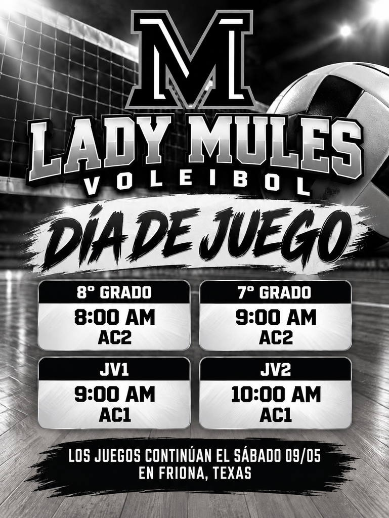 26.09.04 - Game Day Lady Mules Volleyball Friona (Spanish)