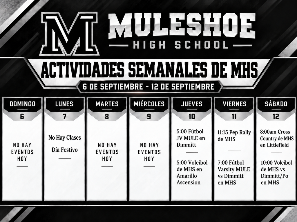 26.09.08 - MHS School Activities (Spanish)
