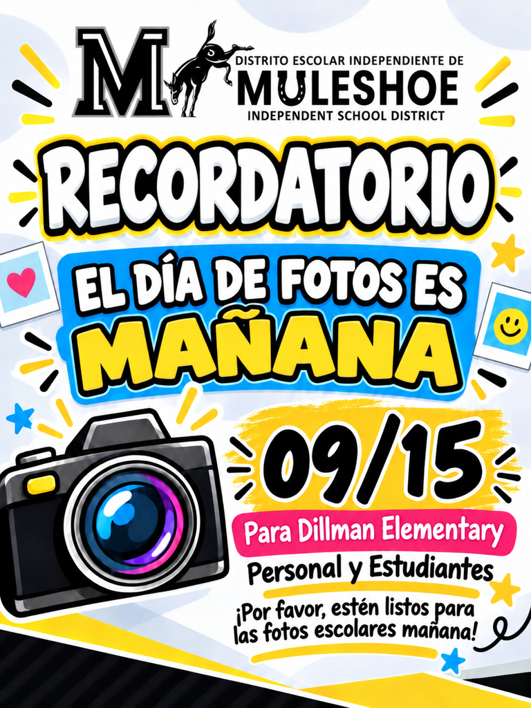 26.09.14 - Picture Day Reminder (Spanish)