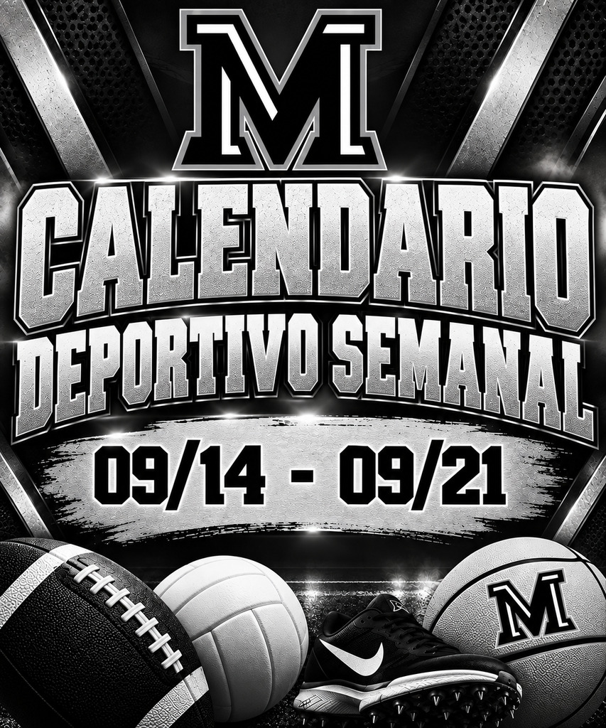 26.09.15 - Athletic Weekly Schedule for 09/14 - 09/21