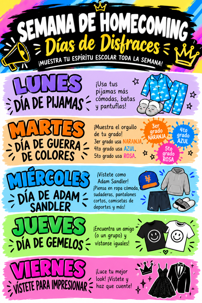 26.09.15 - Dress up Days Hoco DeShazo (Spanish) 