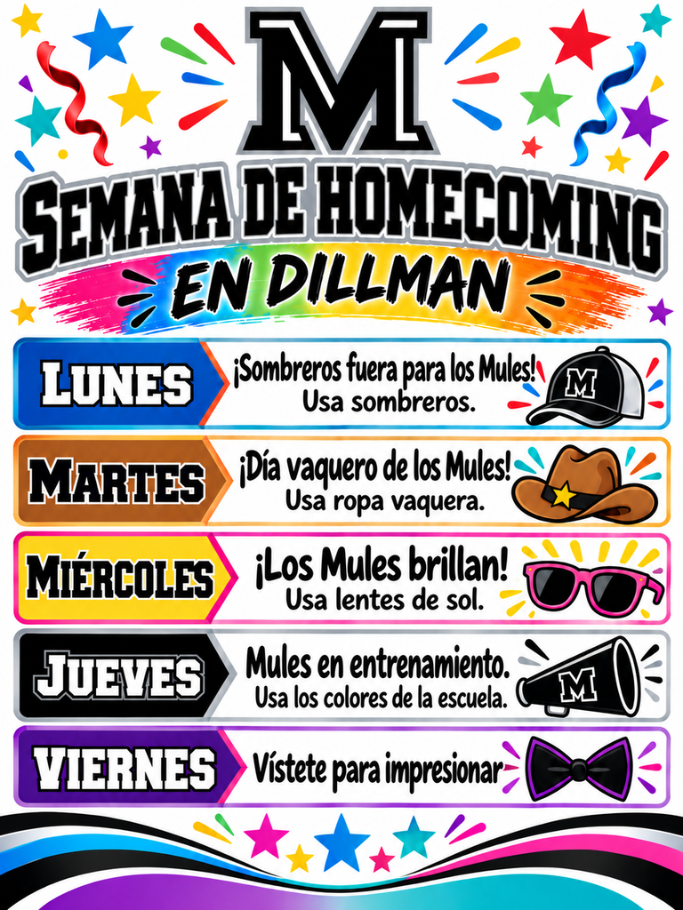 26.09.16 - Homecoming Dillman Dress Up Days (Spanish) 