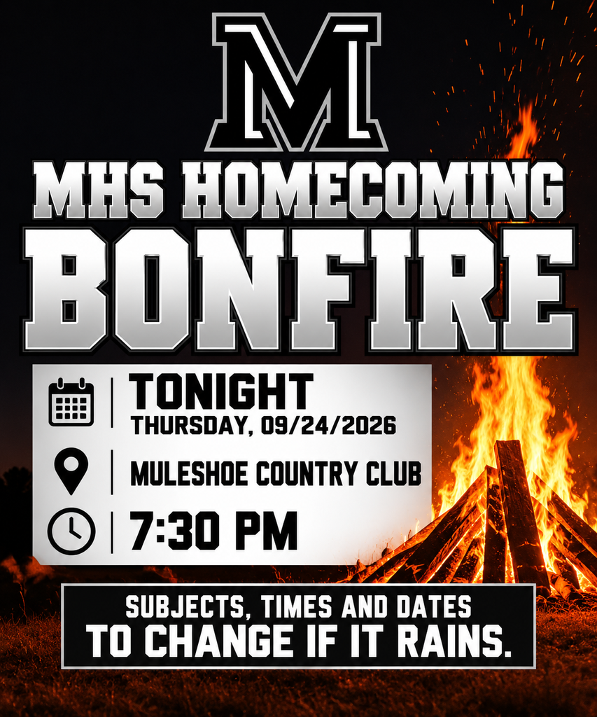 26.09.24 - MHS Homecoming Bonfire Reminder (English)