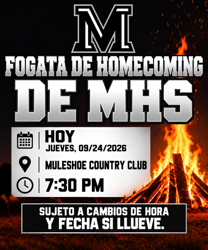 26.09.24 - MHS Homecoming Bonfire Reminder (Spanish)