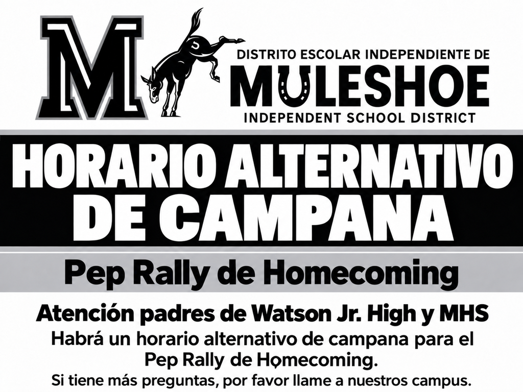 26.09.24 - Alternate Bell Schedule (Spanish)