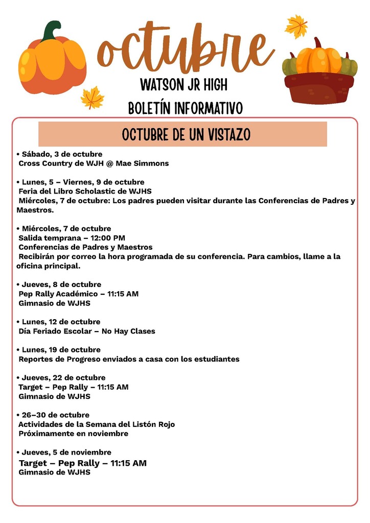 26.10.02- WJH Newsletter (Spanish)
