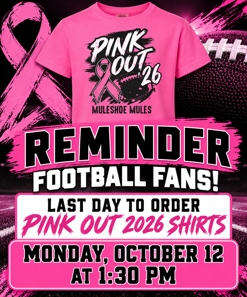26.10.09 - Pink Out Shirts Reminder (English)
