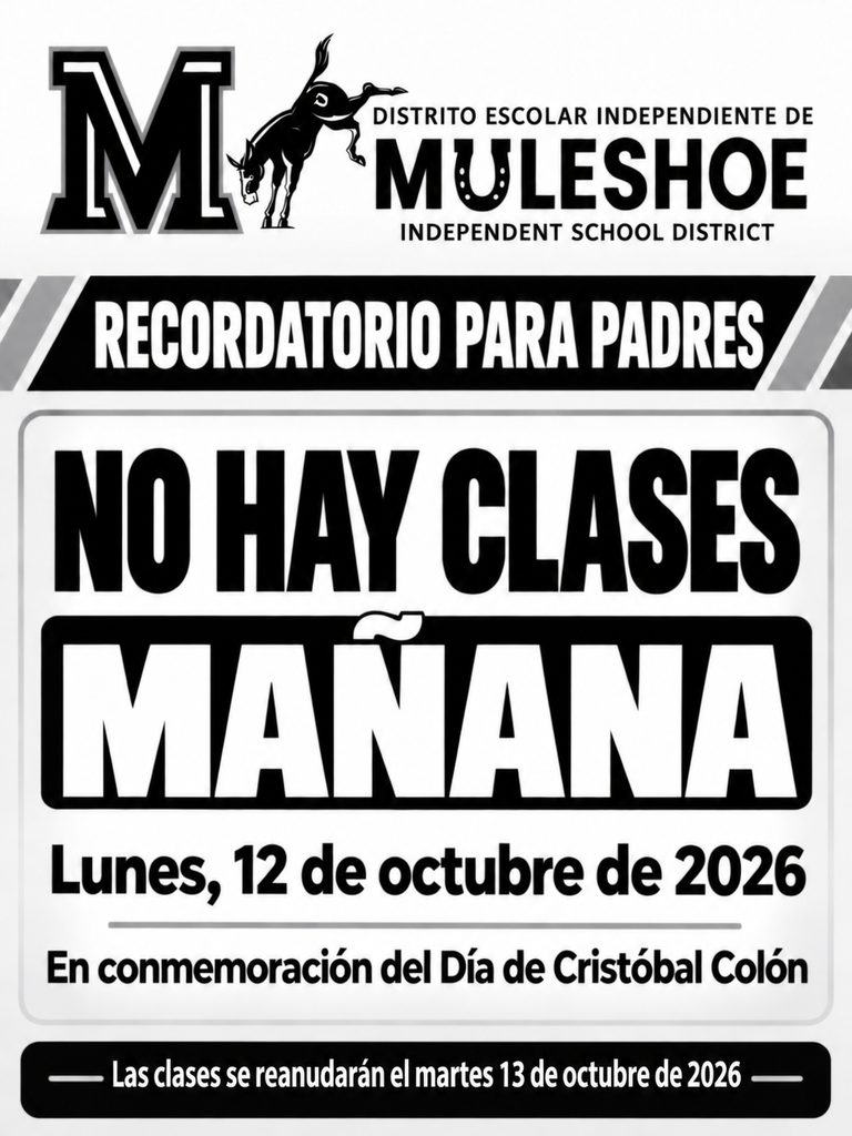 26.10.11 - 2nd reminder for Columbus Day (Spanish)